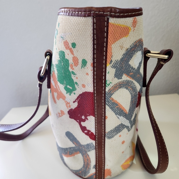 Dooney & Bourke Painted Bucket Bag - Picture 11 of 13